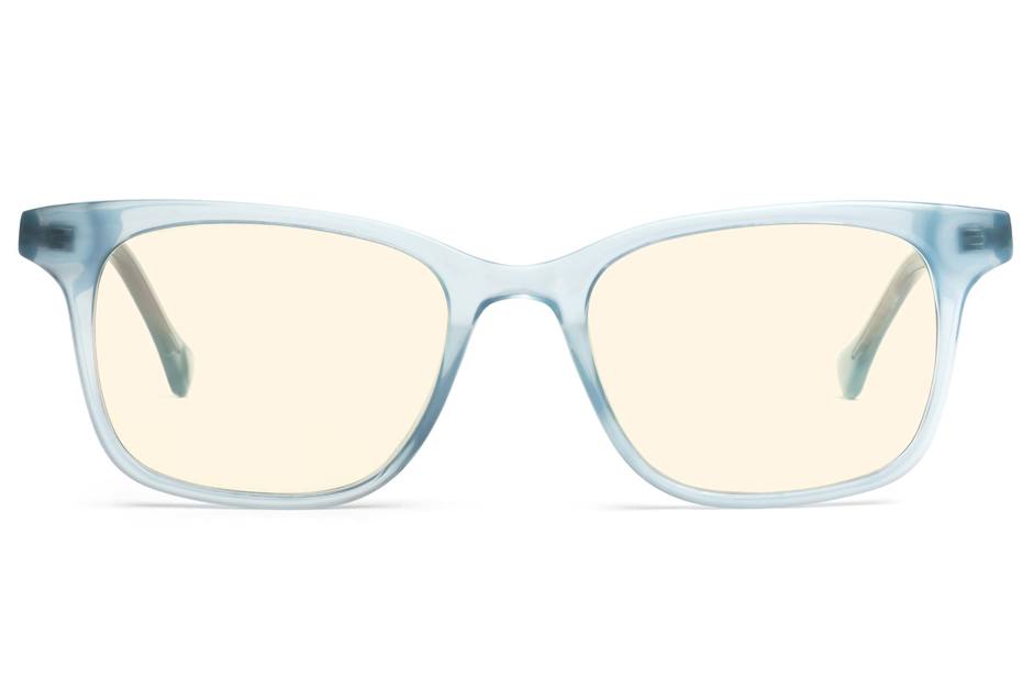 Hopper sleepglasses in seneca mist viewed from front