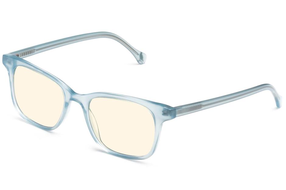 Hopper sleepglasses in seneca mist viewed from angle