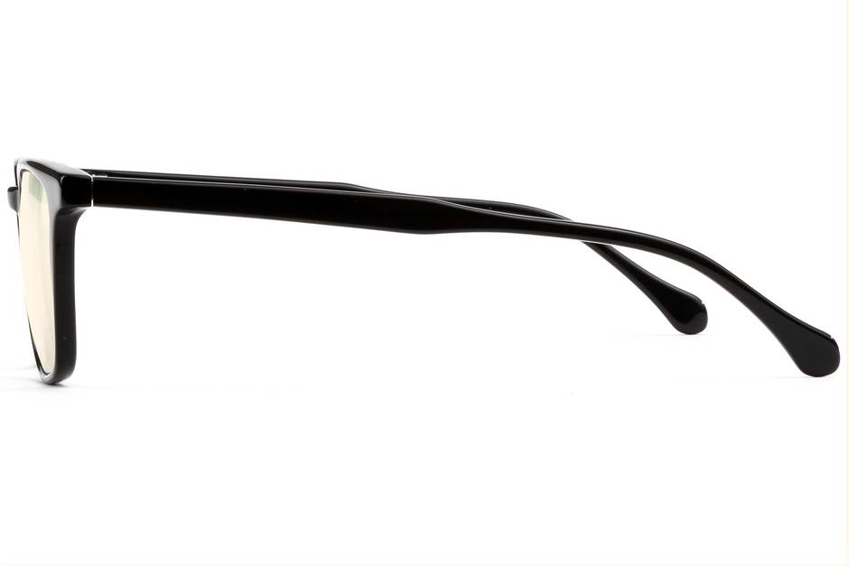 Nash LBF sleepglasses in black viewed from side