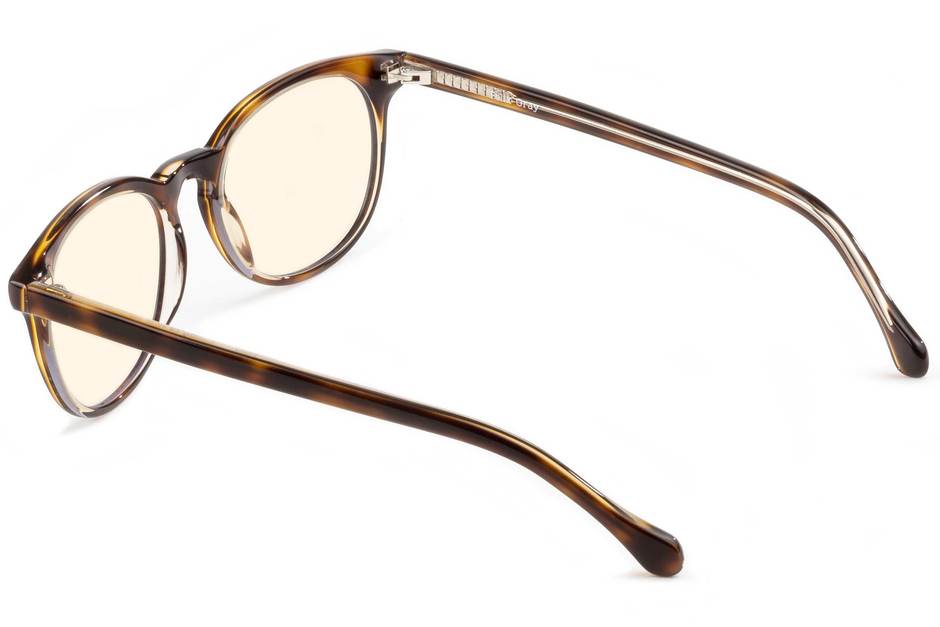 Roebling LBF sleepglasses in sazerac crystal viewed from rear