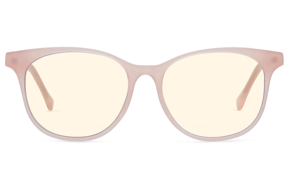 Lovelace sleepglasses in rose mallow viewed from front